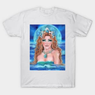 Surrender to the Sea mermaid By Renee L Lavoie T-Shirt